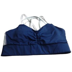 Handful Double Down Cross Back Bra